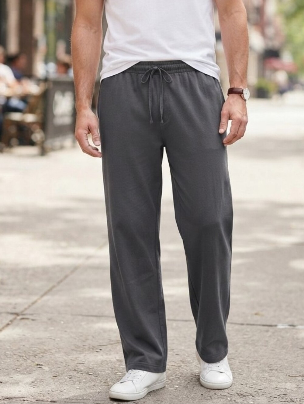 Eddie Bauer Jersey Lounge Jogger Pants Drawstring Men's XL NWT